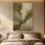 Olive Moss Botanical Wabi Sabi Wall Art Canvas Print - Image 6
