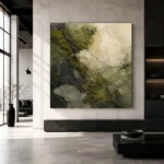 Olive Forest Floor Wabi Sabi Wall Art Canvas Print - Image 5