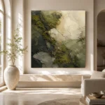 Olive Forest Floor Wabi Sabi Wall Art Canvas Print - Image 8