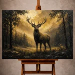 Black & Gold Wall Art wall art print for elegant interiors