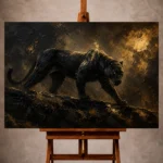 Black & Gold Wall Art wall art print for elegant interiors