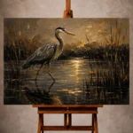 Black & Gold Wall Art wall art print for elegant interiors