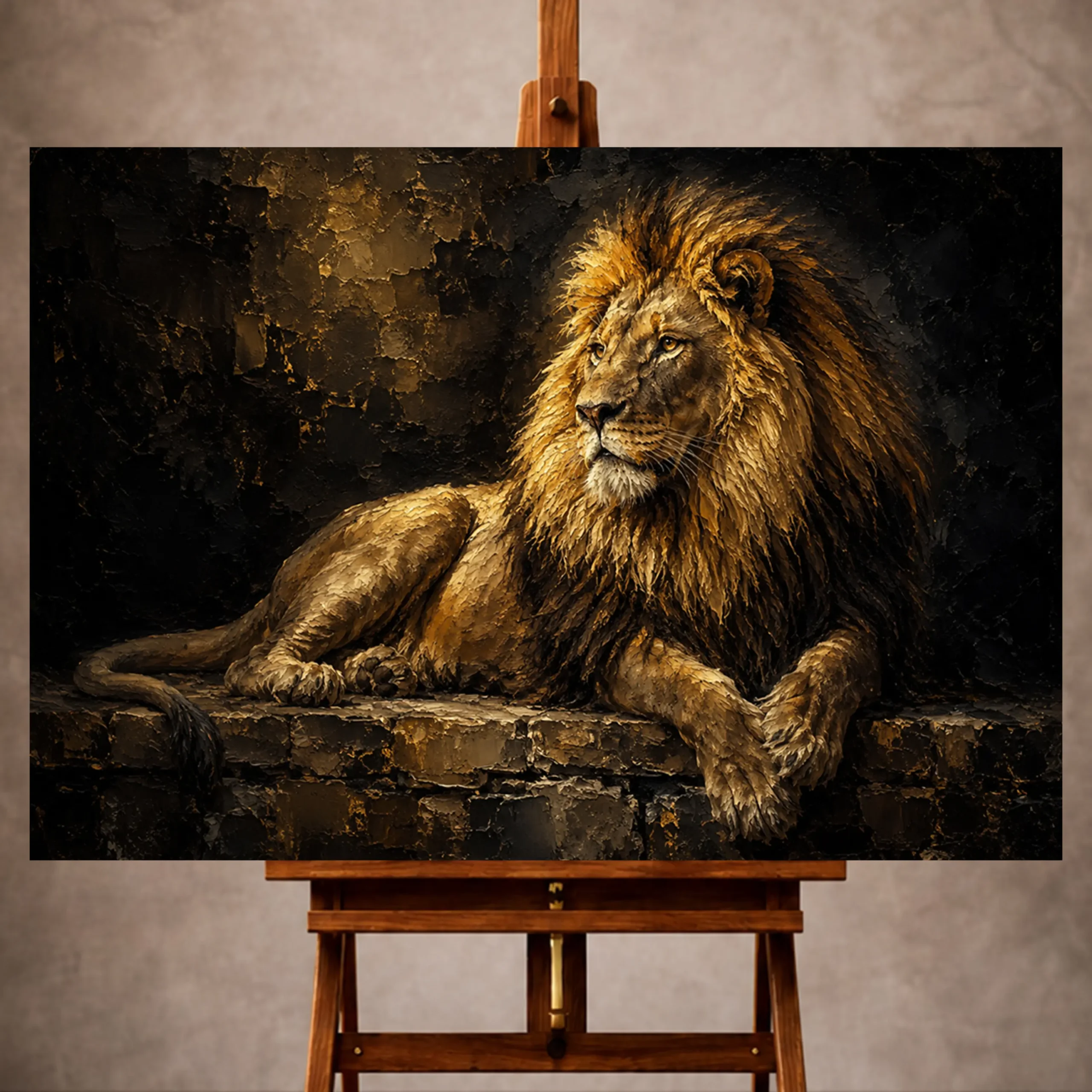 _Yatay MocupPage 1 Black & Gold Wall Art wall art print for elegant interiors