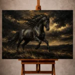 Black & Gold Wall Art wall art print for elegant interiors