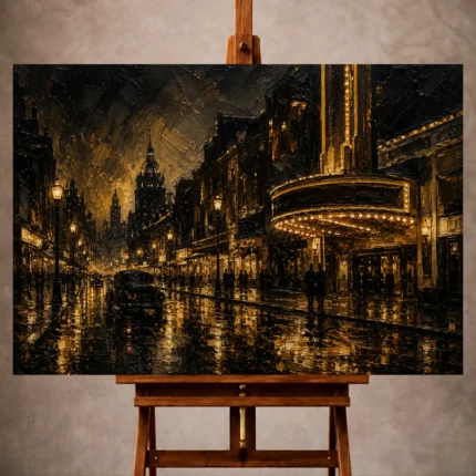 Black & Gold Wall Art wall art print for elegant interiors