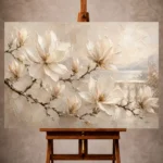Magnolia Wall Art wall art print for elegant interiors