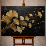 Black & Gold Wall Art wall art print for elegant interiors