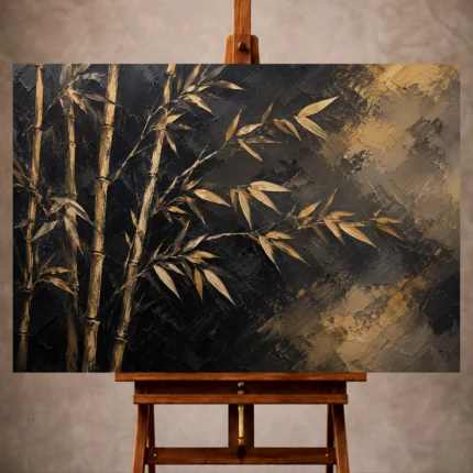 Black & Gold Wall Art wall art print for elegant interiors