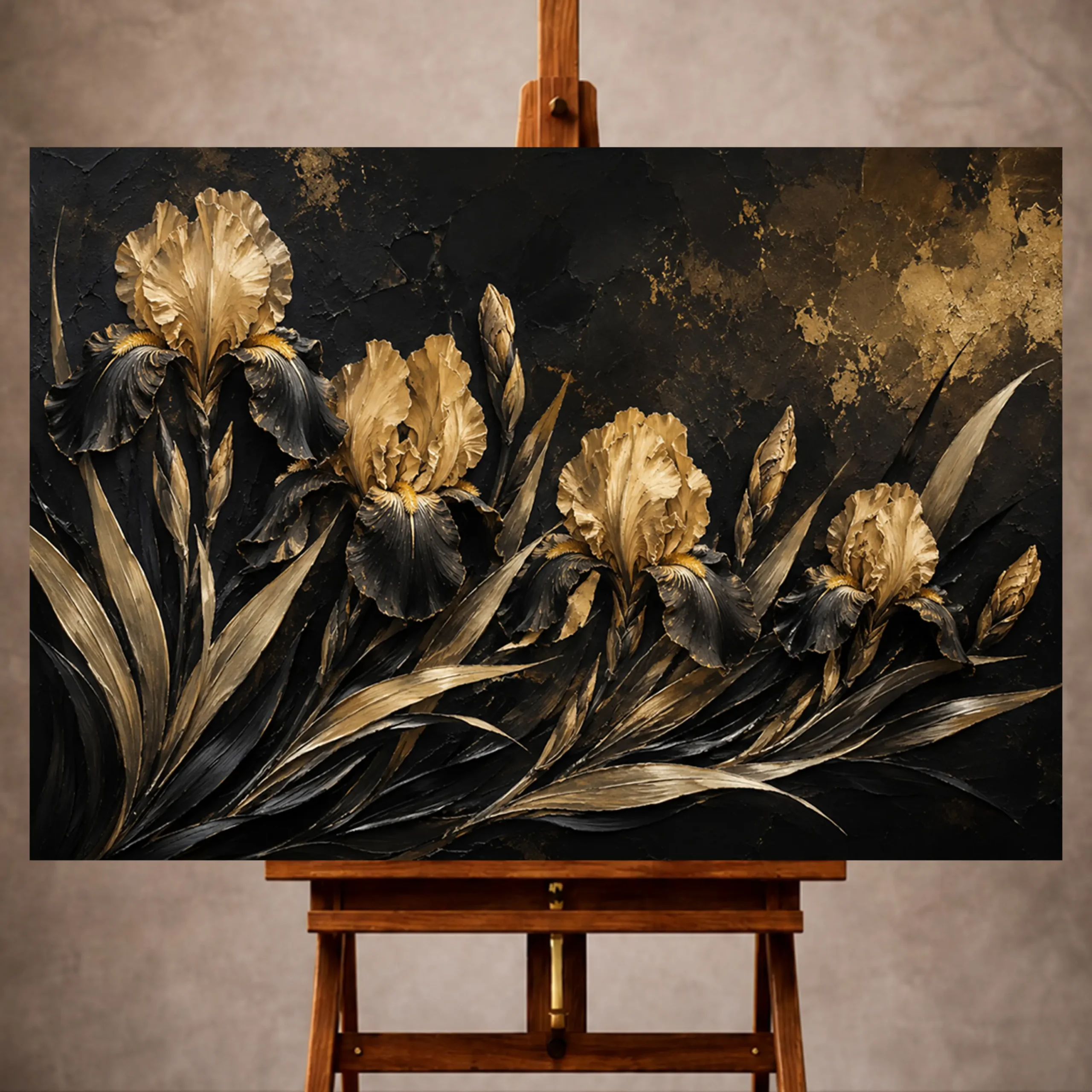 _Yatay MocupPage 1 Black & Gold Wall Art wall art print for elegant interiors