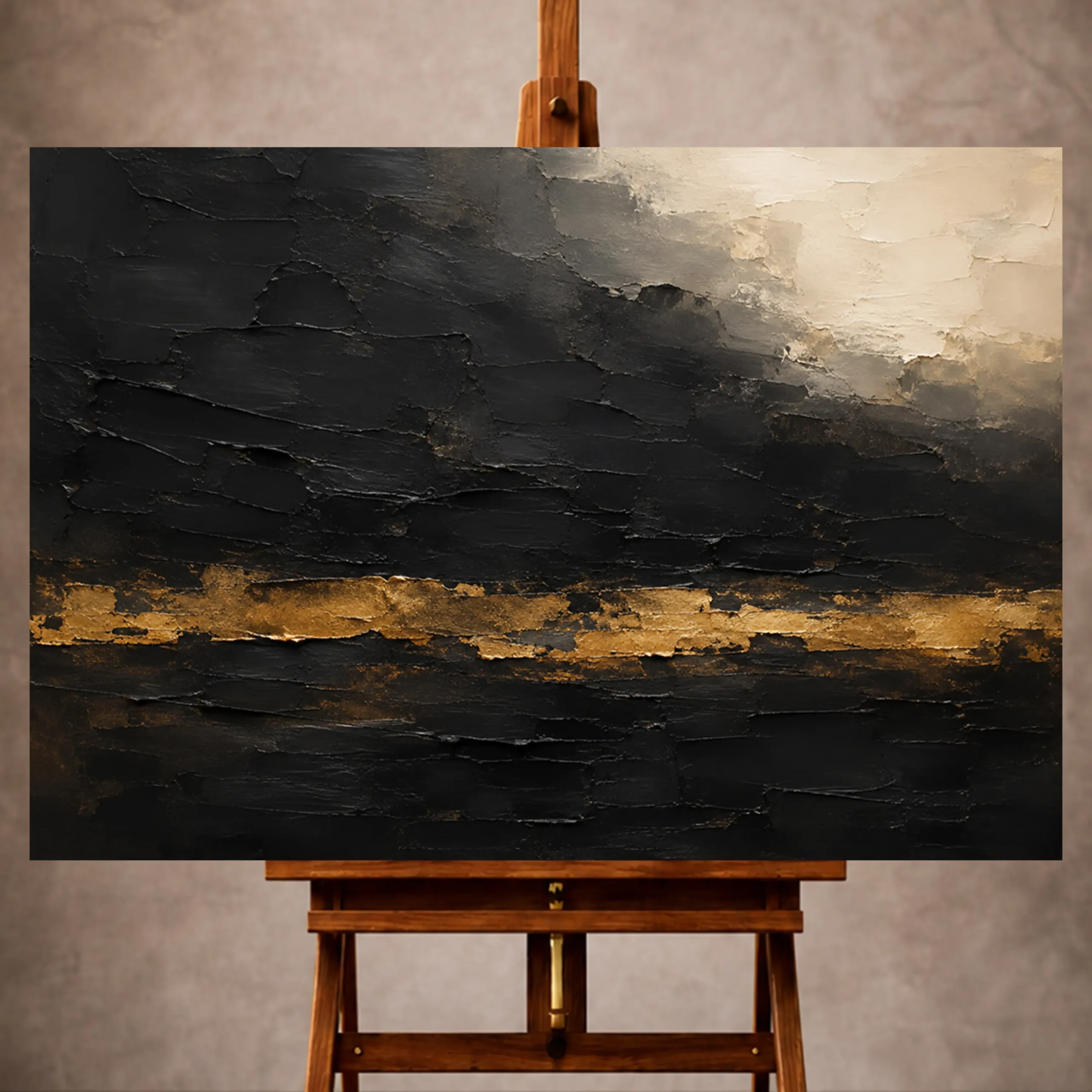 _Yatay MocupPage 1 Black & Gold Wall Art wall art print for elegant interiors