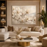 Lakeside Magnolia Branch Magnolia Wall Art Canvas Print - Image 10