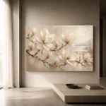 Lakeside Magnolia Branch Magnolia Wall Art Canvas Print - Image 11