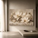 Magnolia Vase Still Life Magnolia Wall Art Canvas Print - Image 11