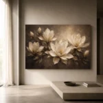 Shadowed Ivory Magnolias Magnolia Wall Art Canvas Print - Image 11