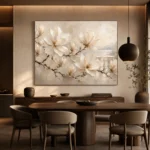 Lakeside Magnolia Branch Magnolia Wall Art Canvas Print - Image 5