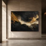 Gilded Passage Black & Gold Wall Art Canvas Print - Image 6