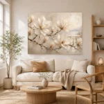 Lakeside Magnolia Branch Magnolia Wall Art Canvas Print - Image 8