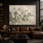 Sweeping Sage Eucalyptus Wall Art Canvas Print - Image 4