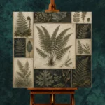 Herbarium Gallery Fern Wall Art Canvas Print - Image 2