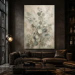 Ivory Sage Eucalyptus Wall Art Canvas Print - Image 5