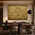 Wild Meadow Grass Herbarium Wall Art Canvas Print - Image 5