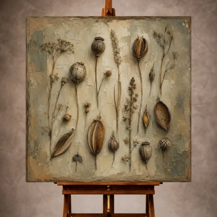 Herbarium Wall Art wall art print for elegant interiors