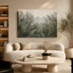 Misty Fern Forest Wall Art Canvas Print - Image 7