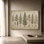 Botanical Specimen Fern Wall Art Canvas Print - Image 11