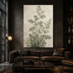 Textured Maidenhair Fern Wall Art Canvas Print - Image 5