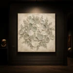 Eucalyptus Wreath Eucalyptus Wall Art Canvas Print - Image 9