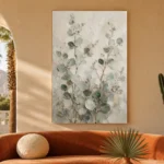 Tall Stem Eucalyptus Wall Art Canvas Print - Image 6