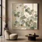 Layered Branch Eucalyptus Wall Art Canvas Print - Image 7