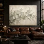 Trailing Branch Eucalyptus Wall Art Canvas Print - Image 4