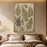 Pressed Herbarium Fern Wall Art Canvas Print - Image 8