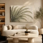 Sweeping Fern Fronds Wall Art Canvas Print - Image 7