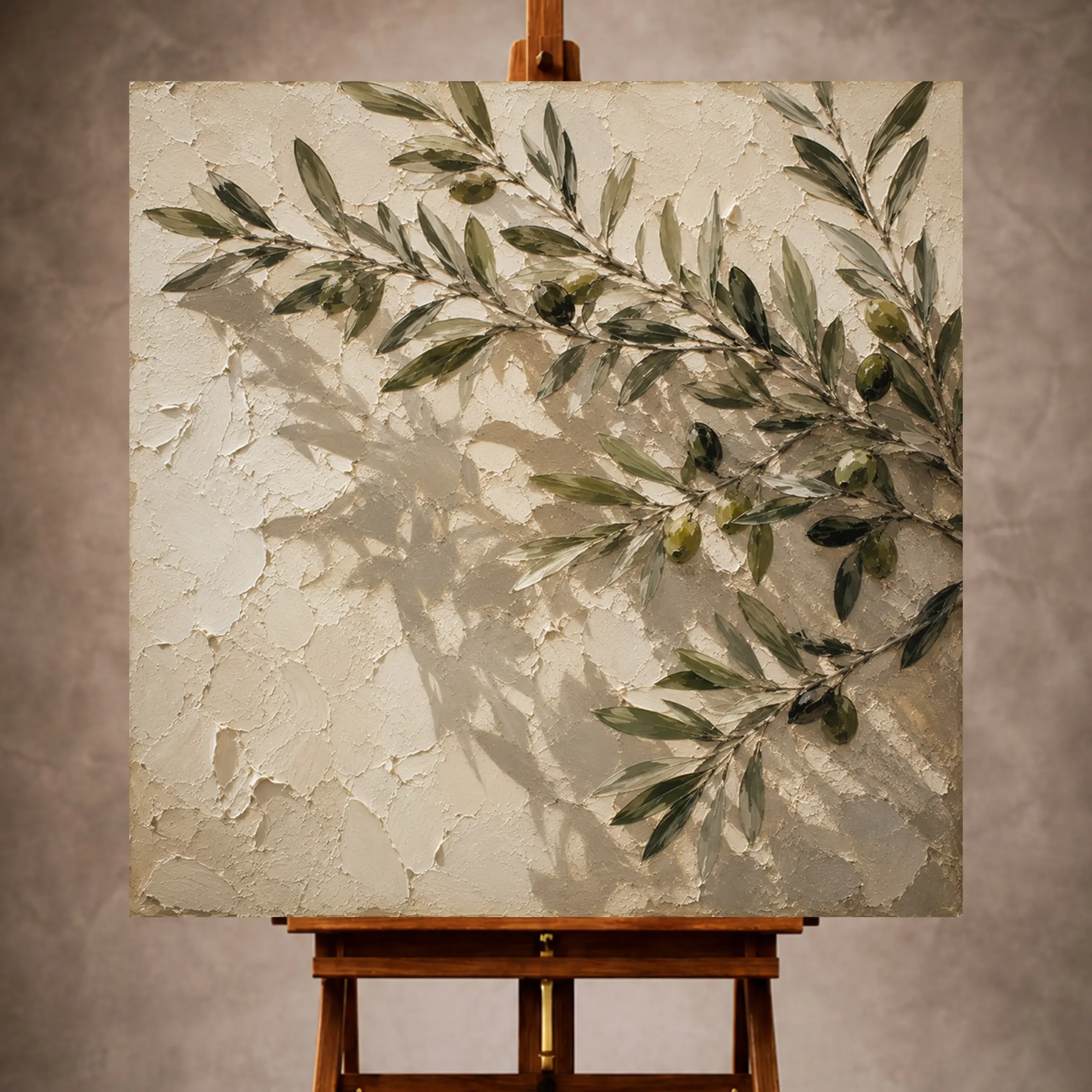 curatora-20260703-520cc89d4a804a30 Olive Branch Wall Art wall art print for elegant interiors