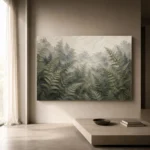 Misty Fern Forest Wall Art Canvas Print - Image 11