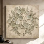 Eucalyptus Wreath Eucalyptus Wall Art Canvas Print - Image 11