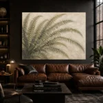 Sweeping Fern Fronds Wall Art Canvas Print - Image 4