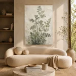 Textured Maidenhair Fern Wall Art Canvas Print - Image 9