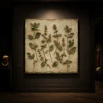 Mint Herbarium Wall Art Canvas Print - Image 9