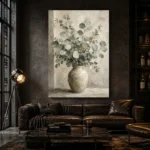 Ceramic Vase Eucalyptus Wall Art Canvas Print - Image 5