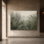 Misty Fern Forest Wall Art Canvas Print - Image 6