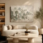 Sweeping Sage Eucalyptus Wall Art Canvas Print - Image 7