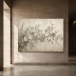 Trailing Branch Eucalyptus Wall Art Canvas Print - Image 6