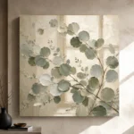 Layered Branch Eucalyptus Wall Art Canvas Print - Image 11