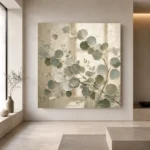 Layered Branch Eucalyptus Wall Art Canvas Print - Image 6