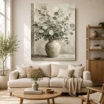 Ceramic Vase Eucalyptus Wall Art Canvas Print - Image 10