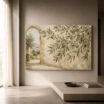 Mediterranean Archway Olive Branch Wall Art Canvas Print - Image 11