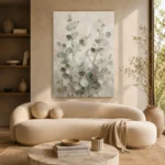 Tall Stem Eucalyptus Wall Art Canvas Print - Image 9